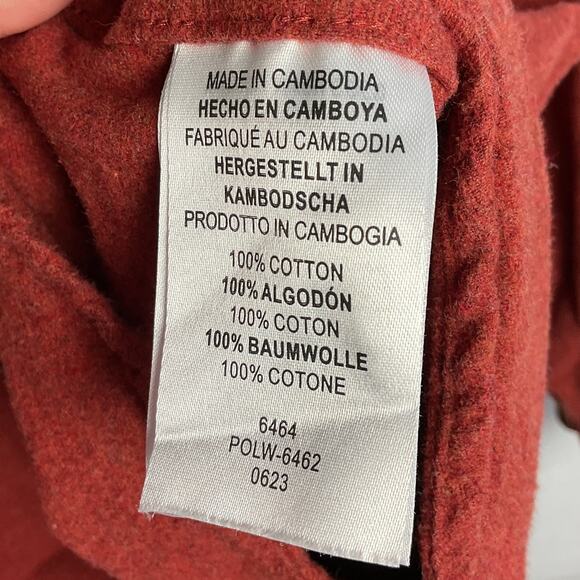 Legendary Whitetails Button Down Pure Cotton Flannel Large Tall - Picture 9 of 13